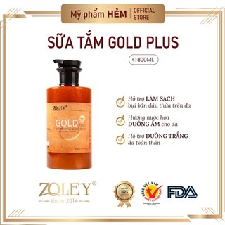 Sữa tắm GOLD PLUS Zoley 800ml - Chai Lớn