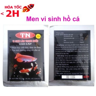 Men Vi Sinh Làm Trong Nước Cao Cấp TN1A, phân hủy chất thải, thức ăn thừa, tạo môi trường sống tốt cho cá (10gr)