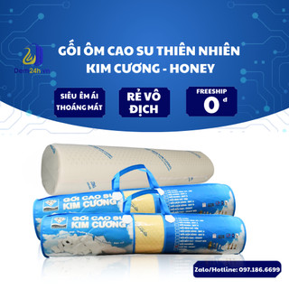 [Rẻ nhất Shopee] - Gối ôm cao su Honey Kim Cương kích thước 20x100cm