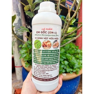 Chế phẩm EM gốc (1 lít), EM-1 mật độ vi sinh cao