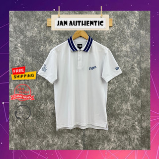 Áo Polo NEW ERA Dodgers Trắng Chính Hãng | Jan.Authentic
