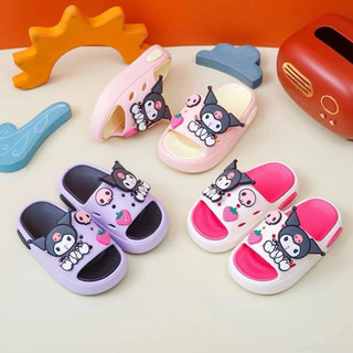  Dép bánh mỳ kuromi cho bé gái êm mềm nhẹ nhựa Eva hàng QC  bami kuromi  