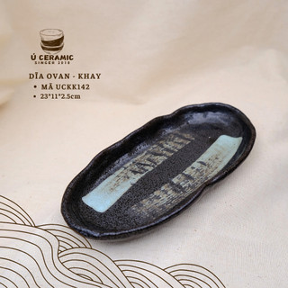 Dĩa ( Khay ) Gốm Sứ. Tiệm Gốm Ú