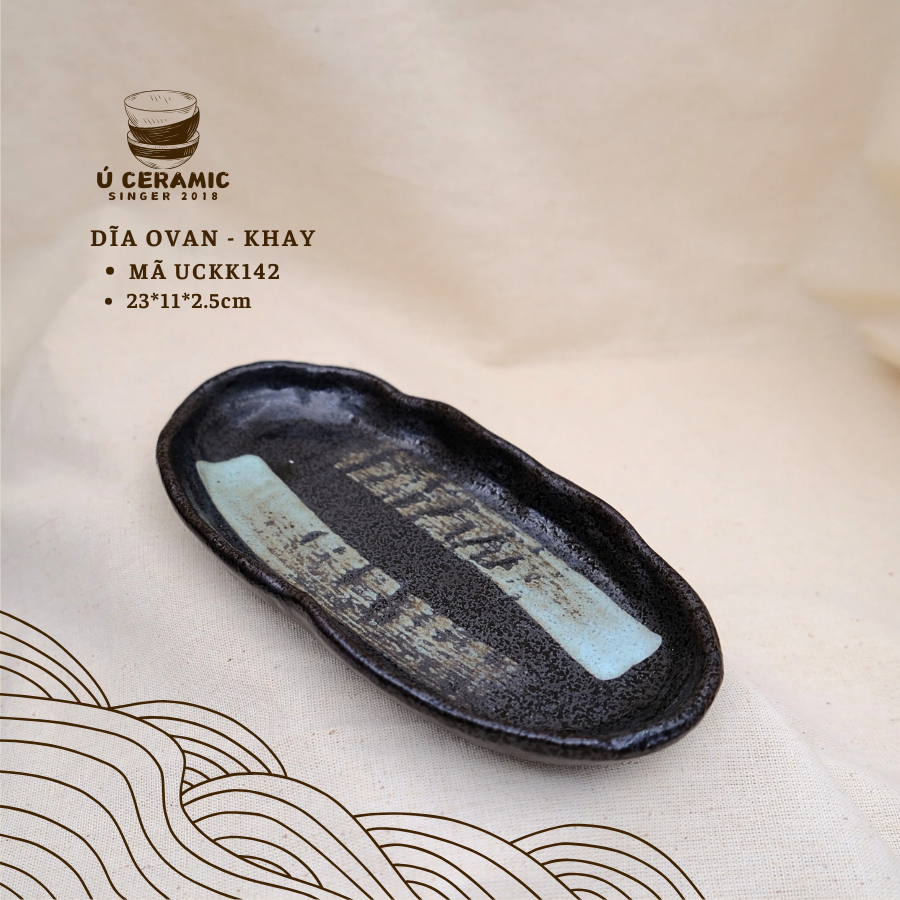 Dĩa ( Khay ) Gốm Sứ. Tiệm Gốm Ú