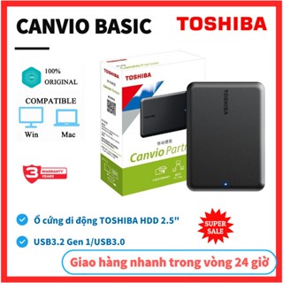 Ổ cứng di động HDD Toshiba Canvio Canvio Ready/BASIC A5/A3 2.5" USB3.0 1TB/2TB/4TB chính hãng bảo hành 3 năm