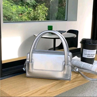 Túi Xách Nữ Đeo Vai Cunstore Hình Vuông Cỡ Nhỏ Họa Tiết Hai Quai