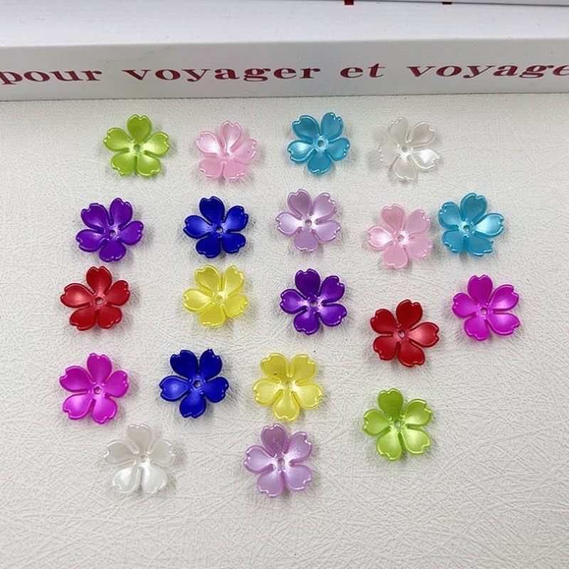 Set 100Gr Cánh Hoa Anh Đào 15Mm Làm Hoa Nhựa Trang Trí Diy Handmade S0171