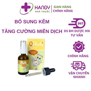 Dung dịch bổ sung Kẽm và vitamin B6 cho cơ thể, hỗ trợ tăng cường sức đề kháng - Kẽm Hữu Cơ ZinC Ocecri