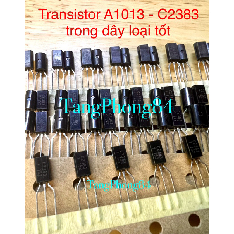 Transistor A1013 - C2383 trong dây loại tốt . Giá bán 1 combo 20 cái là 50k