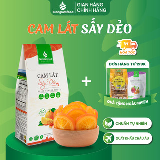 Cam Úc, cam lát sấy dẻo Nonglamfood hộp 100g | Ăn vặt tốt cho sức khỏe | Trái cây sấy dẻo