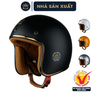 Mũ Bảo Hiểm 3/4 Royal Chính Hãng M20C Phù Hợp Nam Và Nữ, Nón Bảo Hiểm Royal Cao Cấp BH 12 Tháng