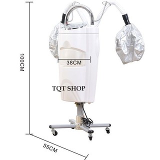MÁY Hấp Tóc OZON Gia My 5806 có 2 vòi hấp, giúp bạn có thể thao tác cho 2 khách cùng 1 lúc
