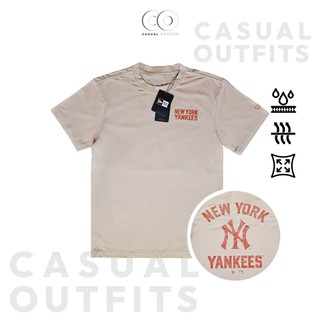  Áo thun tee unisex nam nữ New Er/\ x M.L.B chất liệu Cool Era - Màu Beige