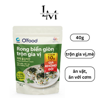 Rong biển giòn trộn gia vị OFood 40g, vị ngọt vừa ăn, trộn cơm, cháo tiện lợi, ngon miệng
