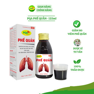 PQA Phế Quản dùng cho người viêm phế quản, ho, khò khè, hen phế quản