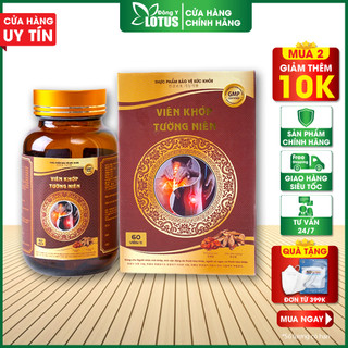 Viên khớp tương niên, bổ khớp, hỗ trợ bệnh đau khớp, xương khớp, thoái hoá khớp, tê bì tay chân, hộp 60 viên