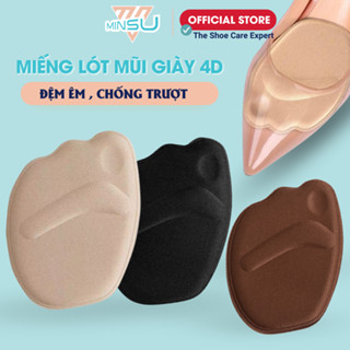 Miếng Lót Mũi Giày 4D MINSU M5507 Đệm êm, chống trượt - đau nửa bàn chân trước, giảm size ày bị Rộng thấm hút mồ hôi