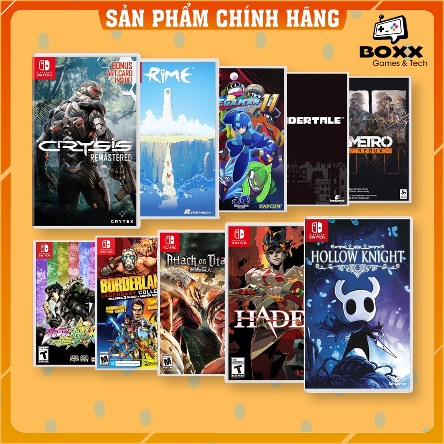 Băng Game Nintendo Switch Like New, Game Nintendo Switch 2ND Fullbox