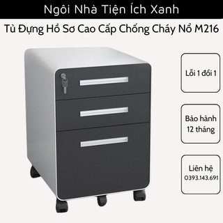 Tủ đựng hồ sơ di động văn phòng hợp kim thép không gỉ, tiện lợi, chắc chắn - tủ hồ sơ công sở 2024 m216