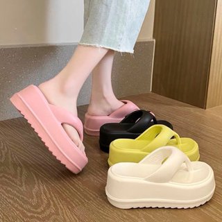 Dép tông nữ đế cao 5cm,hỗ trợ đổi trả, size 36-39