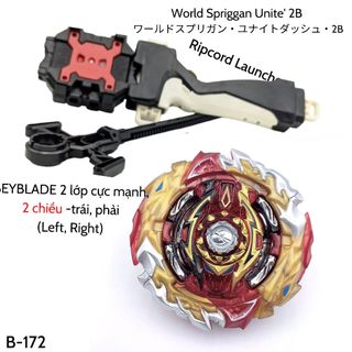 Con quay BEYBLADE kim loại B-172 World Spriggan Unite' 2B