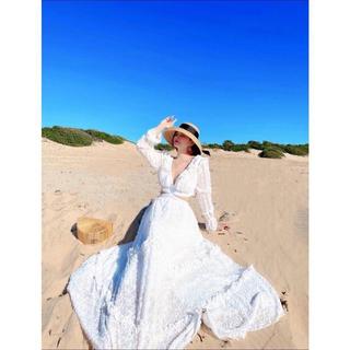 Váy Maxi Đi Biển Mx15 Lông Xù Thiết Kế Cut Eo