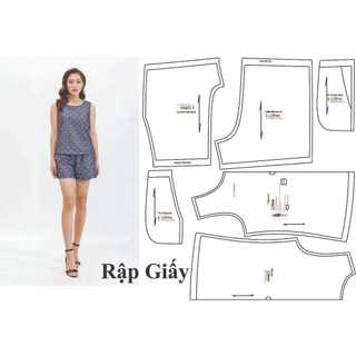 Rập giấy may bộ mã 966-