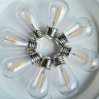 Bóng đèn led vàng tóc E27 chống nước dùng cho quán cà phê, trà chanh, trà sữa, decor