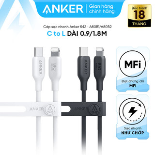 Cáp sạc anker 322/542 nylon cable iii usb-c to l đạt mfi thích hợp iphone 14 trở xuống - a81b5/6-a80b1/2