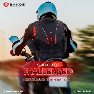 Balo Du Lịch Thể Thao Moto SAKOS CHALLENGER 17 Inch (17")
