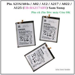 Pin samsung a21s/a04s / a02 / a12/eb-ba217aby,cũ bóc máy