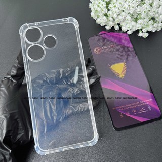 Ốp Lưng và Cường Lực cho Redmi Note 13R 5G - Loại trong suốt chống sốc TSCS
