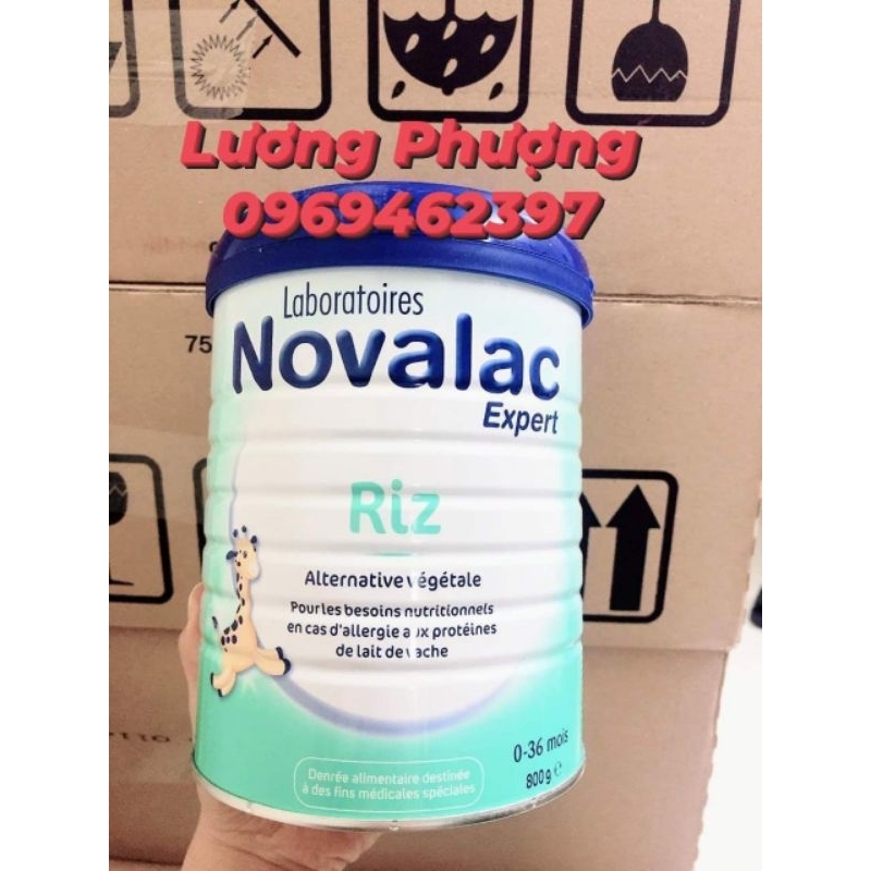 (Hàng ✈️✈️✈️, đủ bill, date t02.26) Sữa Novalac riz 800g (sữa gạo Pháp)