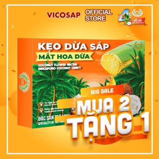 Kẹo dừa sáp mật hoa dừa vicosap 180g
