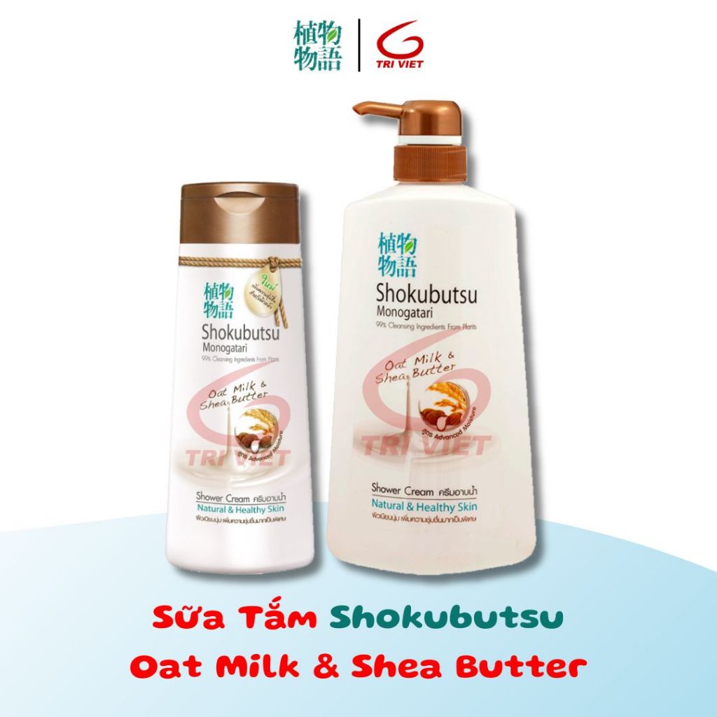 SỮA TẮM SHOKUBUTSU OAT MILK & SHEA BUTTER 400ml