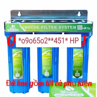 BỘ LỌC NƯỚC SINH HOẠT GIA ĐÌNH, BỘ LỌC THÔ 3 CẤP 10INCH