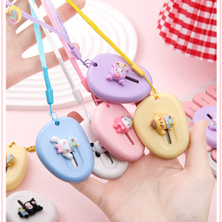 Dao Rọc Giấy Mini Hoạt Hình Dễ Thương Tiện Ích Làm Móc Khoá Dụng Cụ Unbox Hàng Nhỏ Xinh Đính Charm