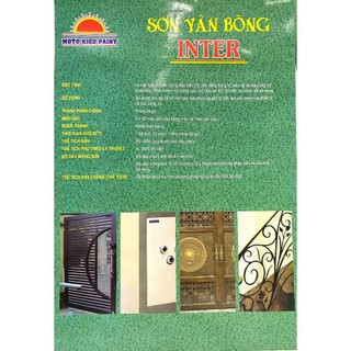 Sơn vân bông Inter màu đen IT 8810_900 Gr