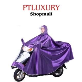 Áo mưa đi xe máy 1 người và 2 người che phủ toàn chống ướt 2 bên thân kèm kính chắn mưa PTLUXURY