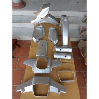 BỘ VỎ NHỰA XE DREAM MÀU BẠC