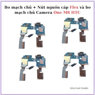 Bo mạch chủ + Nút nguon cáp Flex và bo mạch chủ Camera One M8 htc