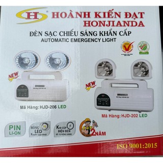 Đèn Sạc Chiếu Sáng Khẩn Cấp Honjianda - 202 Đèn Mắt Ếch