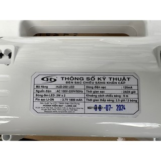 Đèn Sạc Chiếu Sáng Khẩn Cấp Honjianda - 202 Đèn Mắt Ếch