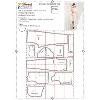 Rập giấy may bộ mã 1098 (BẢN VẼ)