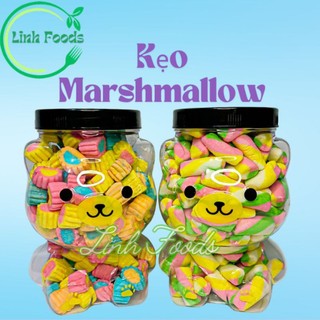 Kẹo Bông Marshmallow - Mẫu Gấu 350Gr