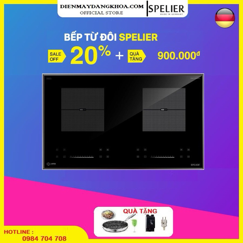 Bếp từ đôi Spelier Spelier SPE IC 1188 EG