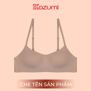 Áo Lót Su Không Gọng KAZUMI, Áo Ngực Nữ Đệm Mỏng Không Viền Chống Chảy Xệ A11