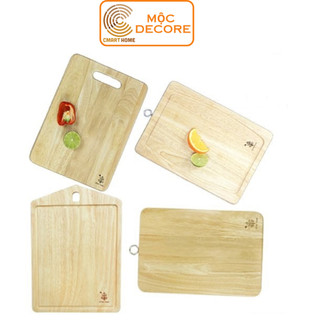 Thớt Gỗ Chữ Nhật Hãng Đức Thành Lựa Chọn Size, Chất Liệu Gỗ Cao Su Bền Đẹp Láng Mịn Màu Gỗ Tự Nhiên