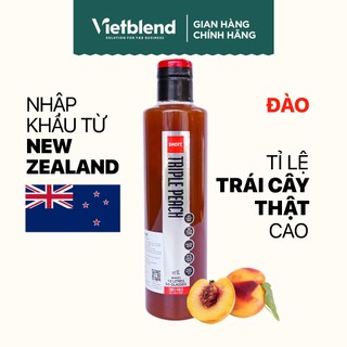 Syrup SHOTT Vị Đào (Triple Peach) Chai 1 Lít