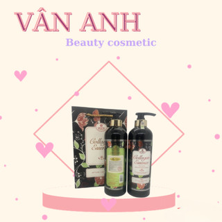 Dầu gội cặp collagen essence yody phục hồi và kích thích mọc tóc 800mlx2